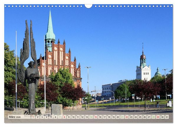 Produktbild: Stettin - Bedeutende Hafenstadt in Polen (Wandkalender 2026 DIN A3 quer), CALVENDO Monatskalender