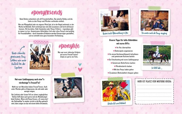 Produktbild: Meine Freunde &ndash; Das Freundebuch von den beliebten Social-Media-Stars Lia und Lea &ndash; # ponylife