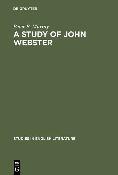 Produktbild: A study of John Webster