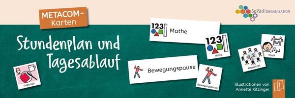 Produktbild: METACOM-Karten: Stundenplan und Tagesablauf