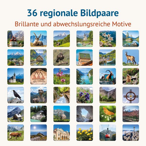 Produktbild: Berchtesgadener Land - Memospiel