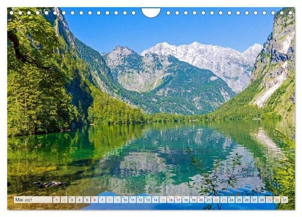 Produktbild: Berchtesgadener Land - Welt der Berge und Seen (Wandkalender 2027 DIN A4 quer), CALVENDO Monatskalender