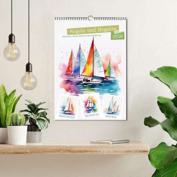 Produktbild: Segeln und Regatta (Wandkalender 2026 DIN A3 hoch), CALVENDO Monatskalender