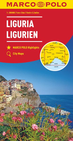 MARCO POLO Regionalkarte Italien 05 Ligurien 1:200.000