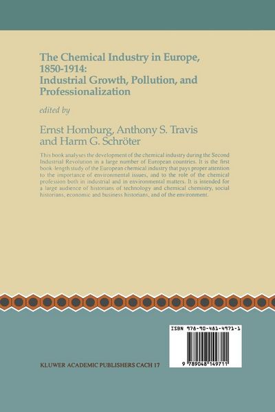 Produktbild: The Chemical Industry in Europe, 1850&ndash;1914