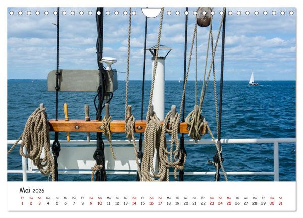 Produktbild: Travem&uuml;nder Woche vom Windjammer aus (Wandkalender 2026 DIN A4 quer), CALVENDO Monatskalender