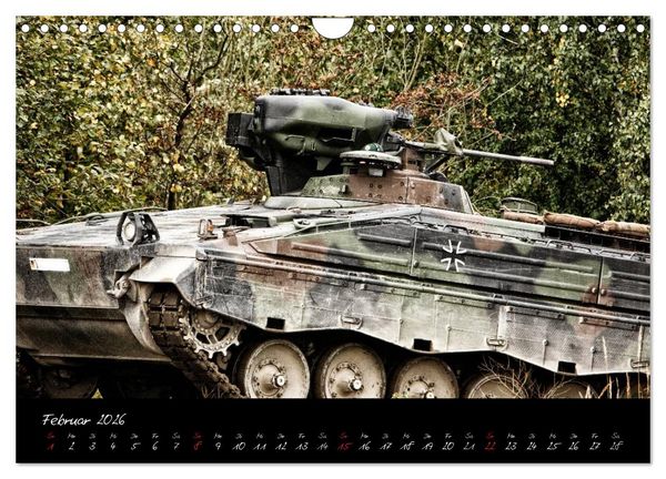 Produktbild: Sch&uuml;tzenpanzer Marder (Wandkalender 2026 DIN A4 quer), CALVENDO Monatskalender