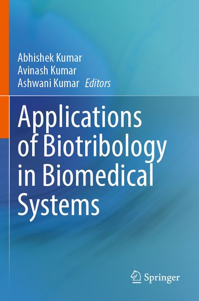 Produktbild: Applications of Biotribology in Biomedical Systems