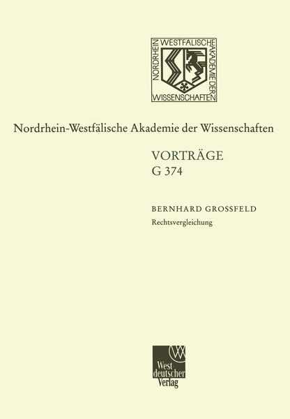 Produktbild: Rechtsvergleichung