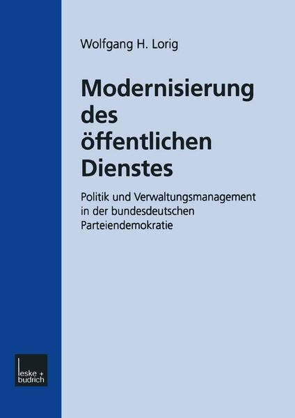 Produktbild: Modernisierung des &Ouml;ffentlichen Dienstes