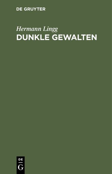 Produktbild: Dunkle Gewalten
