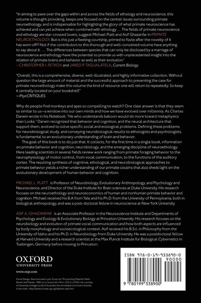 Produktbild: Primate Neuroethology