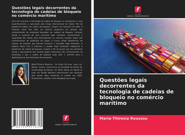 Produktbild: Quest&otilde;es legais decorrentes da tecnologia de cadeias de bloqueio no com&eacute;rcio mar&iacute;timo