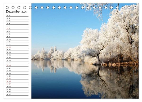 Produktbild: Die Jahreszeiten im Havelland (Tischkalender 2026 DIN A5 quer), CALVENDO Monatskalender