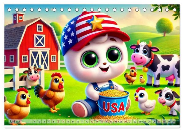 Produktbild: Buddy Stars - Abenteuer f&uuml;r Kinder (Tischkalender 2026 DIN A5 quer), CALVENDO Monatskalender
