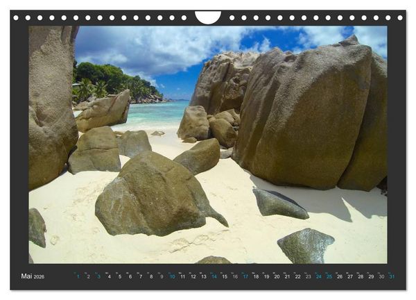 Produktbild: Seychellen - Der Garten Eden im Indischen Ozean (Wandkalender 2026 DIN A4 quer), CALVENDO Monatskalender