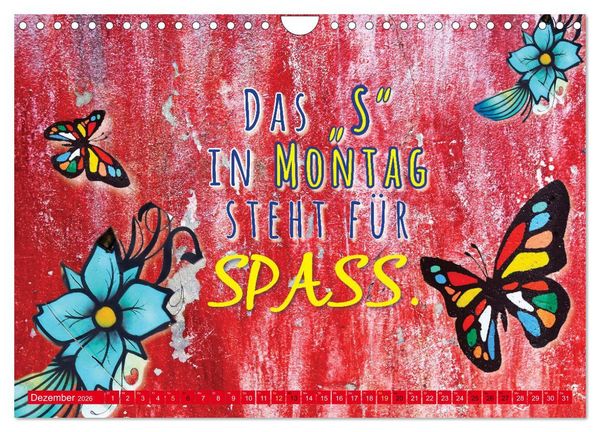 Produktbild: Die Pflicht ruft! Sag ihr, ich ruf zur&uuml;ck. (Wandkalender 2026 DIN A4 quer), CALVENDO Monatskalender