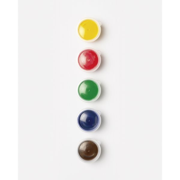 Produktbild: Folia Fingerfarben Winter, 5 x 30 ml, 10 Malvorlagen mit Tiermotiven
