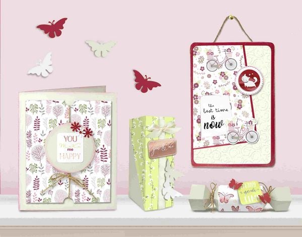 Produktbild: Designkarton "Romance"