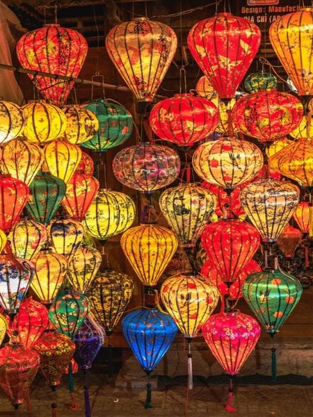 Produktbild: CALVENDO Puzzle Vietnam bei Nacht - Lampions in Hoi An | 1000 Teile Lege-Gr&ouml;&szlig;e 64x48cm Foto-Puzzle f&uuml;r gl&uuml;ckliche Stunden