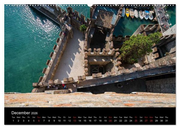 Produktbild: Lake Garda Italy (High Quality Premium Wall Calendar 2026 DIN A2 landscape),CALVENDO 12 Month Wall Calendar