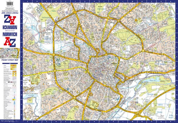 Produktbild: Norwich Pocket Street Map