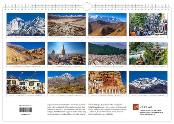 Produktbild: Kalender Reise durch Nepal 2027