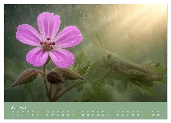 Produktbild: In feuchter Mission - Mistwetter Geschichten (Tischkalender 2026 DIN A5 quer), CALVENDO Monatskalender