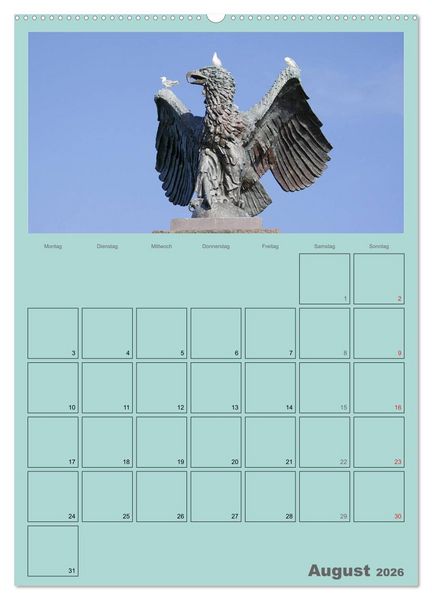 Produktbild: Rund um die Kieler F&ouml;rde / Planer (Wandkalender 2026 DIN A2 hoch), CALVENDO Monatskalender