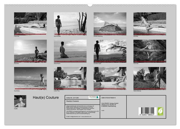 Produktbild: Haut(e) Couture (hochwertiger Premium Wandkalender 2026 DIN A2 quer), Kunstdruck in Hochglanz
