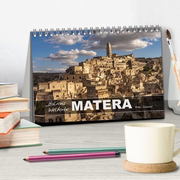 Produktbild: Italiens Welterbe Matera (Tischkalender 2026 DIN A5 quer), CALVENDO Monatskalender