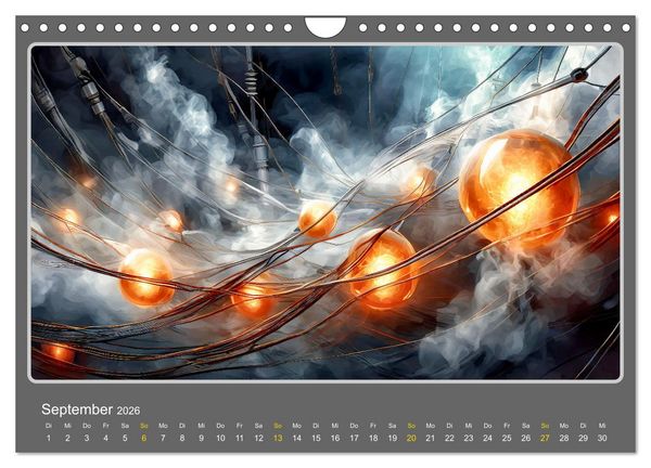 Produktbild: Energiefantasien (Wandkalender 2026 DIN A4 quer), CALVENDO Monatskalender