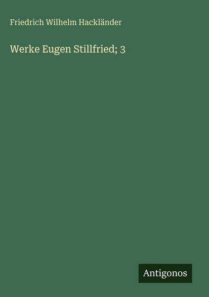 Produktbild: Werke Eugen Stillfried; 3