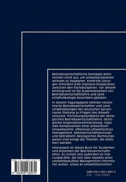 Produktbild: Betrieblicher Umweltschutz