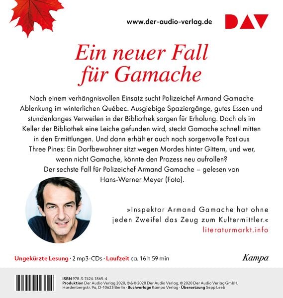 Produktbild: Heimliche F&auml;hrten. Der sechste Fall f&uuml;r Gamache