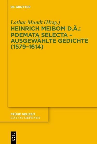 Produktbild: Poemata selecta - Ausgew&auml;hlte Gedichte (1579-1614)