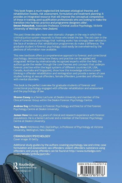 Produktbild: Foundations of Offender Rehabilitation