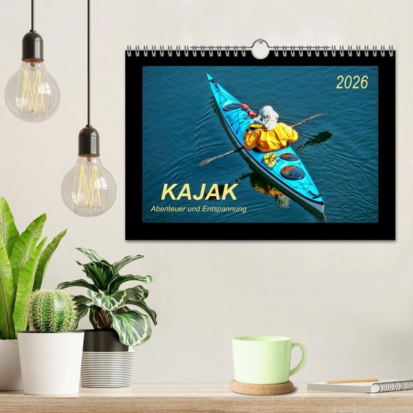 Produktbild: Kajak - Abenteuer und Entspannung (Wandkalender 2026 DIN A4 quer), CALVENDO Monatskalender