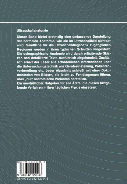 Produktbild: Ultraschallanatomie