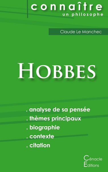Produktbild: Comprendre Hobbes (analyse compl&egrave;te de sa pens&eacute;e)