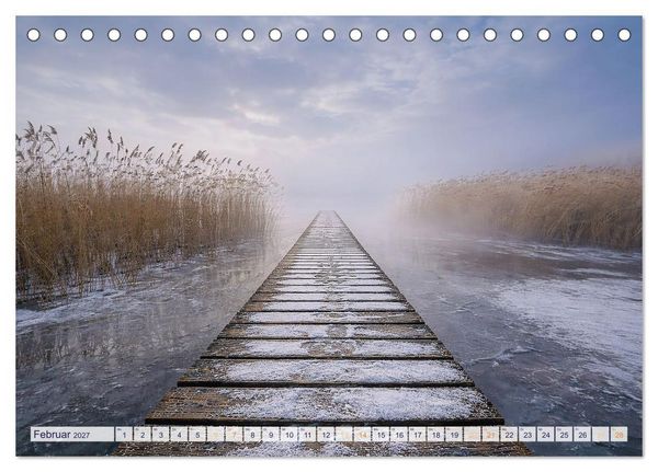 Produktbild: Inseltr&auml;ume R&uuml;gen &ndash; 12 Monate pure Ostsee-Magie (Tischkalender 2027 DIN A5 quer), CALVENDO Monatskalender