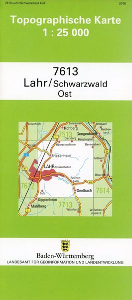 Produktbild: Lahr/Schwarzwald Ost 1 : 25 000