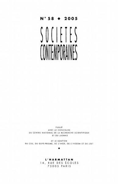 Produktbild: Societe contemporaine no. 58