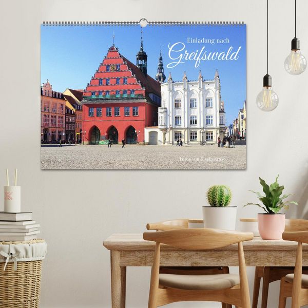 Produktbild: Einladung nach Greifswald (Wandkalender 2026 DIN A2 quer), CALVENDO Monatskalender