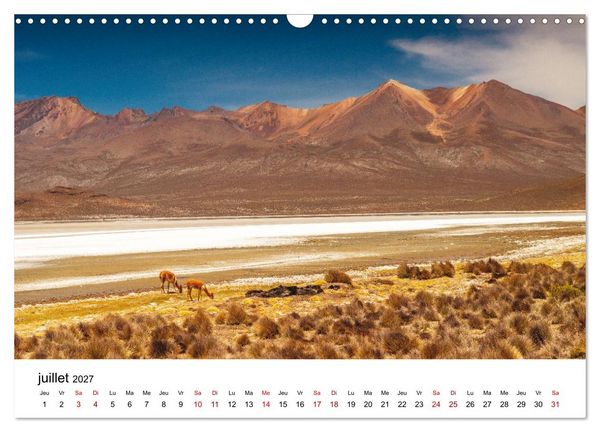 Produktbild: P&eacute;rou Les couleurs de la nature (Calendrier mural 2027 DIN A3 vertical), CALVENDO calendrier mensuel