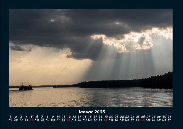 Produktbild: Landschaftskalender 2025 Fotokalender DIN A4