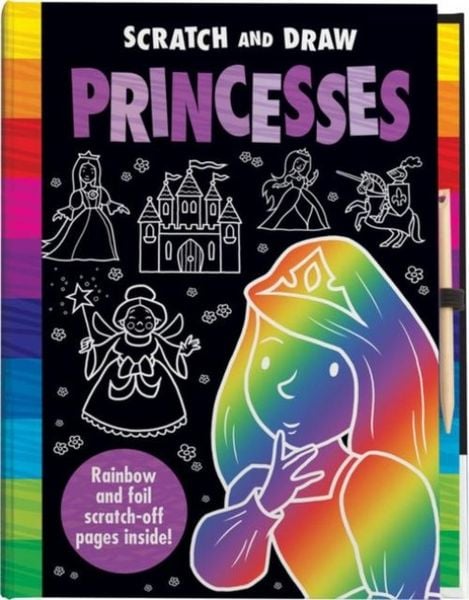 Produktbild: Scratch & Draw Princess - Scratch Art Activity Book
