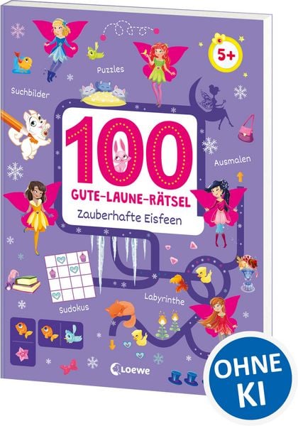Produktbild: 100 Gute-Laune-R&auml;tsel - Zauberhafte Eisfeen
