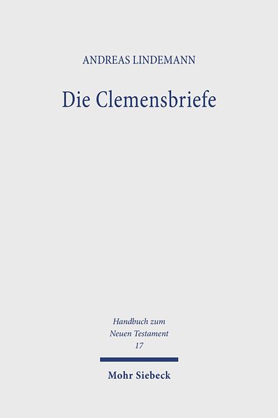 Produktbild: Die Clemensbriefe / Die Clemensbriefe