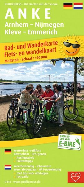 Produktbild: A N K E, Arnhem - Nijmegen - Kleve - Emmerich 1:50 000